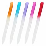 Glass Fingernail Files for Professional Manicure Nail Care - crystal file File for Women Perfect Choice from Nail Accessories 5 pieces