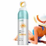 Body Sunscreen Spray | SPF 50 Water Resistant Sunscreen Mist Spray,Refreshing Long-lasting Body Sunscreen Mist with Circular Nozzle for Body, Men