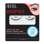 Ardell False Eyelashes Baby Demi Wispies Free Mini DUO Adhesive Black Short Length Light Volume Criss-Cross Feathering Curl Lashes Invisiband Com