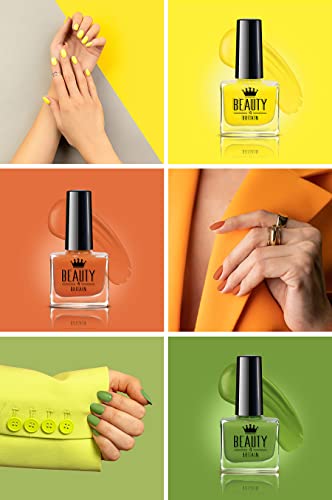 Beauty4Britain Nature Vibes Nail Polish Set 10 ml Individually Packed (12pcs/set)