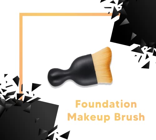 MUJGAN Makeup Brush, Angled Flat Foundation Brush, Body Makeup Brush, Face & Body Brush, Liquid Foundation Brush, Concealer Brush, Contour Brush,