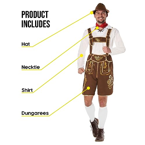Morph Lederhosen Men Oktoberfest Outfit Mens Bavarian Costume Men October Festival Costume Mens German Fancy Dress Men