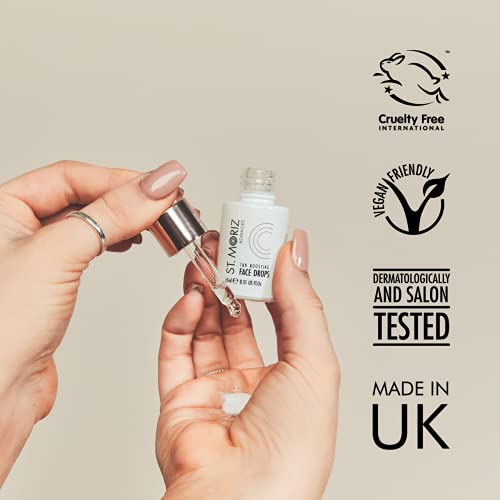 St Moriz Advanced Face Tanning Drops | Add Bronzing Drops to Skin Care for Custom Gradual Face Tan & Sunkissed Glow | With Hydrating Aloe Vera |