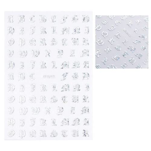 Nail Jewels 3D Nail Art Stickers Decals (Green Aztec)