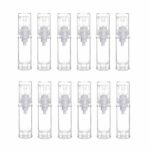 12Pcs 5g 5ml Portable Small Clear Airless Pump Bottles Vacuum Lotion Dispenser Bottles Travel Toiletries Bottles Set Cosmetic Container Jar Vials