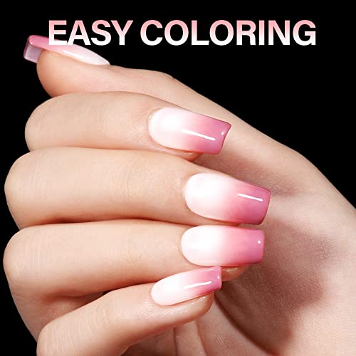 AILLSA Square Nail Tips - Half Matte Full Cover Nail Tips No Filed, 360Pcs Fake False Soft Gel Short Nail Tips Pre-shaped Acrylic Clear Gelly Tip