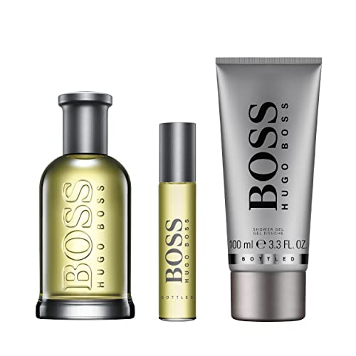 HUGO BOSS Bottled Eau de Toilette 100ml + Shower Gel 100ml + Travel Spray 10ml Giftset