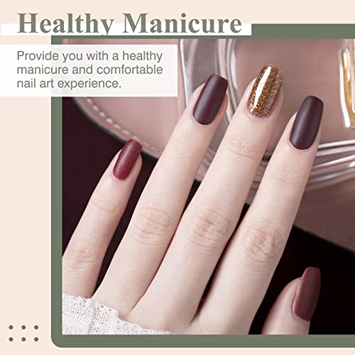 Saviland Gel Nail Polish Kitโ32 Colours Gel Polish Set with Base & Glossy/Matte Top Coat Liner Nail Art Brush Nail Stickers Soak-off U V Gel Poli