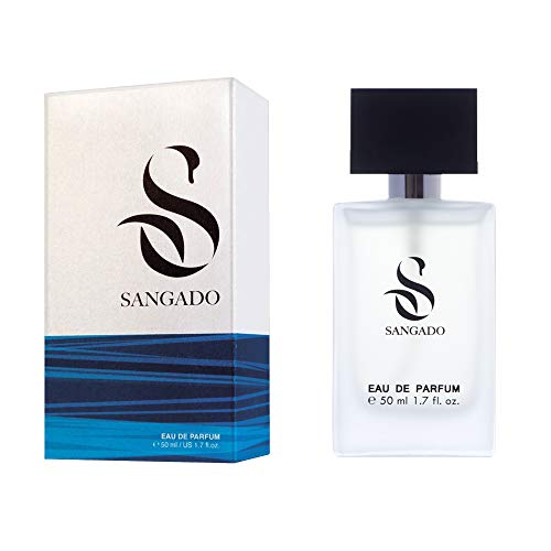 SANGADO The Man in Black Perfume for Men, 8-10 hours long-Lasting, Luxury smelling, Oriental Spicy, Fine French Essences, Extra-Concentrated (Eau