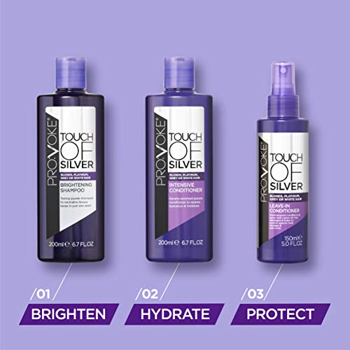 PRO:VOKE Touch Of Silver Leave-in Conditioner 150 ml, Protects Against Heat Damage and Split Ends