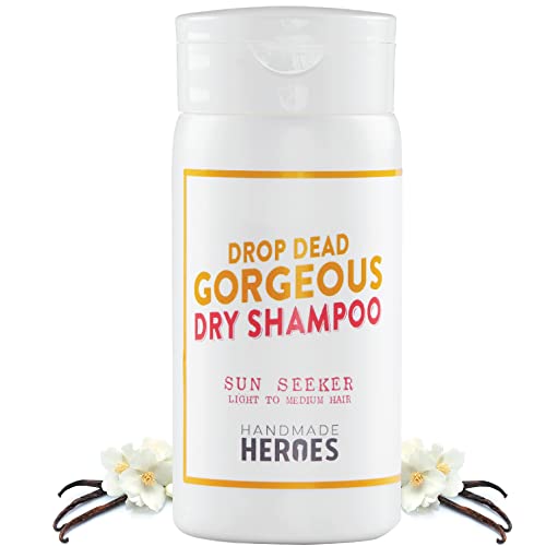Dry Shampoo Volume Powder by Handmade Heroes | 100% Natural and Vegan, Sustainable and Aerosol Free | For Light Hair and Blonde Hair | Volumizing