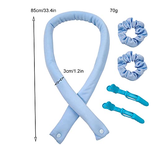 Heatless Curling Rod Headband, Heatless Hair Curling Set, No Heat Wave Hair Curlers Styling Tools for Long Medium Hair,Hair Rollers Wave Curls La