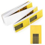 G2PLUS Nail Forms for Gel Builder - 100PCS Paper Nail Forms for Gel Nails - Gold Nail Extension Sticker Forms - Self-adhesive Nails Paper Forms f