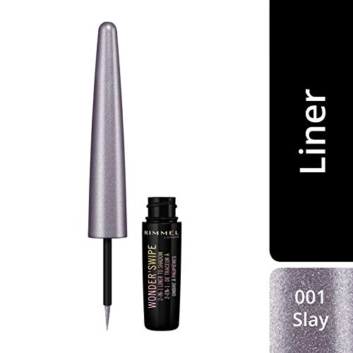 Rimmel Wonder Swipe 2-in-1 Glitter Eyeliner to Eyeshadow, Slay, 1.7 ml