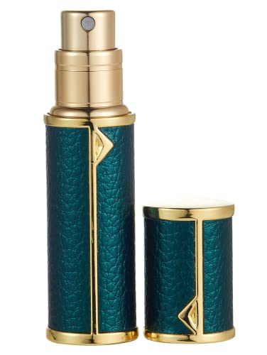 AsaNana Perfume Atomiser, Refillable & Travel Size Perfume Bottle, Leaking Proof,Bottom Pump without Funnel, Luxurious Small women and men, 5ml (