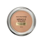 Max Factor Miracle Touch Foundation, New and Improved Formula, SPF 30 and Hyaluronic Acid, 80 Bronze
