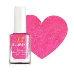 Bluesky Kids Nail Varnish – PIXIE DUST, Pink. Easy Peel-off, Non-Toxic, Water- based, Odour-free Nail Polish for Kids, 5ml