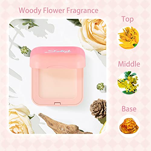 Solid Perfume Set - Portable Body Pheromone Solid Balm Perfume for Women & Men - Long Lasting Flower & Fruit Aroma Fragrance for Daily Life Datin