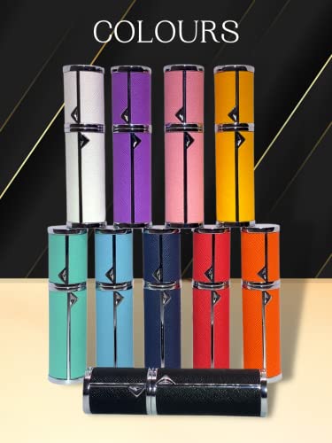 Perfume Atomiser, UK Brand, Refillable & Travel Size Perfume Bottle, Leaking Proof, Bottom Pump, Luxurious Small women and men, 5ml (Royal Purple