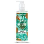 Faith In Nature Natural Coconut Hand and Body Lotion, Hydrating, Vegan and Cruelty Free, No SLS or Parabens, 400 ml