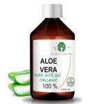 Organic Aloe Vera Juice 99.99% Cold-pressed, genuine, liquid, without thickeners (500 ml I 17.03 Fl. oz)
