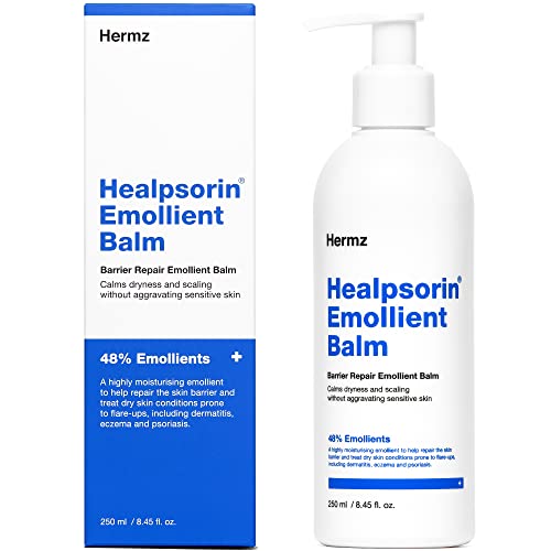 Healpsorin Emollient Balm: Itch Relief Cream Helps Repair Skin Barrier and Treat Conditions Such as Eczema, Psoriasis & Dermatitis - Rash Cream C