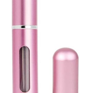 WROLY Perfume Atomiser 5ML, Refillable Perfume Bottle with Rubber Sealing Ring, Mini Portable Perfume Travel Bottle, Travel Perfume Bottle Easy t