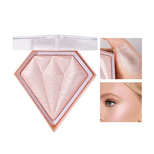 Powder Highlighters Makeup,Highly pigmented Powder Highlighter,Bronzer and Highlighter Palette,Highlighting Powder for a Radiant Finish,Silky and