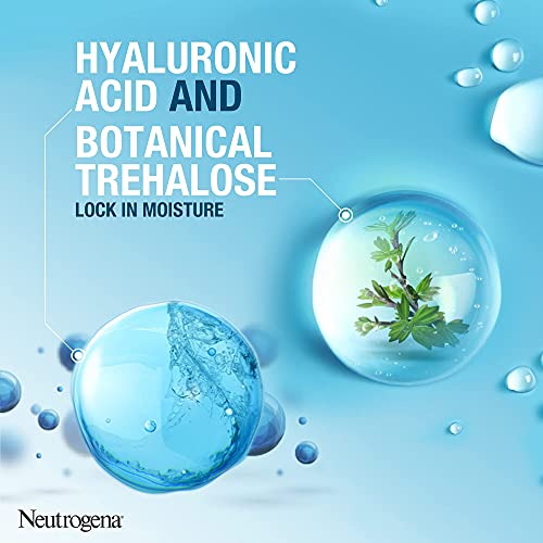 Neutrogena Hydro Boost Day and Night Hydration Regime Set for Dry Skin, Water Gel Moisturiser and Sleeping Cream, Purified With Hyaluronic Acid,