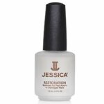 JESSICA Restoration Base Coat for Post-Acrylic or Damaged Nails 7.4 ml, Clear