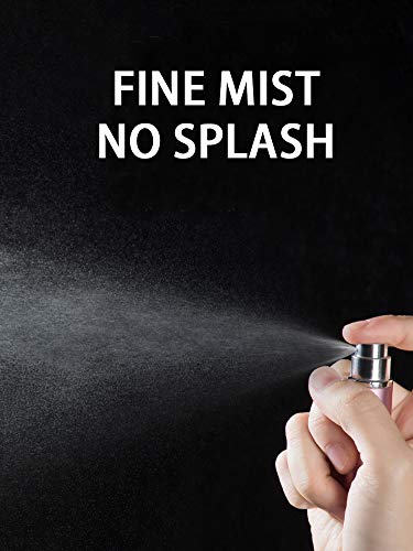 ILLUVA Mini Perfume Atomisers Bottles - Refillable Fine Mist Spray Bottles - Portable Travel Atomizer Bottle Set with Funnel and Perfume Diffuser