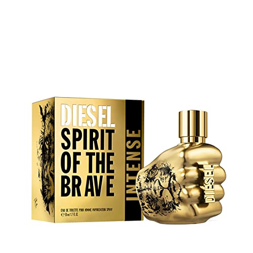 Diesel Spirit Of The Brave Intense, Eau de Toilette Aftershave, Perfume For Men, Fresh Fragrance