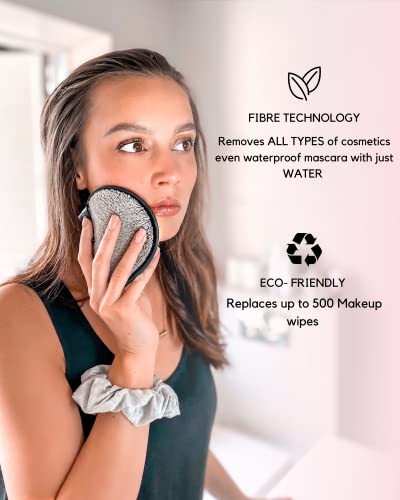 Reusable Eye Makeup Remover Pads Set -Ogato- Just Use Water- XL Reusable Face Pads - Eco Friendly - FREE Laundry Bag - Makeup Remover Cloth For A