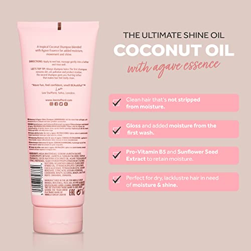 Lee Stafford Coco Loco & Agave Shine Shampoo Cleanser For Smooth Silky Soft Hair