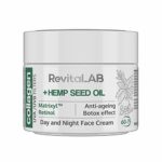 RevitaLAB Day and Night Collagen Anti-Ageing Moisturiser, Enriched with Hyaluronic Acid, Matrixyl® 3000, Hemp Seed Oil and a UVA/UVB Filter, for