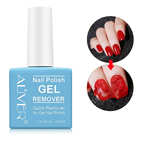 2 Pack Gel Nail Polish Remover, Gel Polish Remover in 3-5 Minutes Easily Removes Soak-Off Gel Nail Polish, Quick & Easy Soak Off Gel Polish No Ne