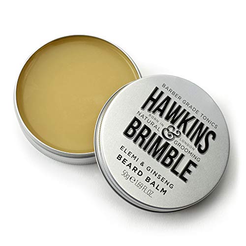 Hawkins & Brimble Beard Balm 50g - Smooth Soft & Manageable Beard Growth Support | with Acclaimed Signature Scent
