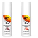 P20 Riemann SPF50 Sensitive Sun Cream 100ml, White & SPF30 Sensitive Sun Cream 100ml, White