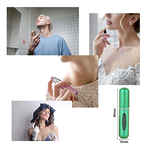 Perfume Atomiser Bottles, Refillable Empty Spray Bottle 5ml Portable Travel Atomizer Bottle for Fragrance Mini Perfumes for Women Fragrance Atomi