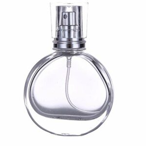 30ml Empty Glass Perfume Spray Bottle Atomizer Refillable Clear Round
