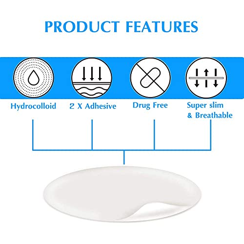 Spot Patches, 216pcs Invisible Hydrocolloid Pimple Patches, Effectively Relieve Common Spot Patches for Face, Facial Care, Suitable for All Skin