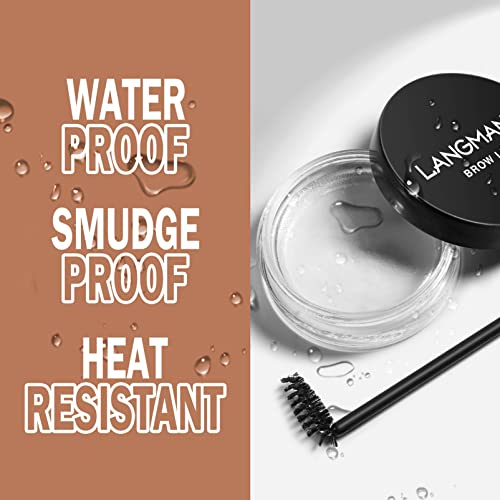 Eyebrow Gel Clear, Eyebrow Glue Eyebrow Wax Clear, Brow Gel Eyebrow Soap Kit Waterproof Long Lasting Brow Soap, Eyebrow Styling Soap Gel Brows Sh