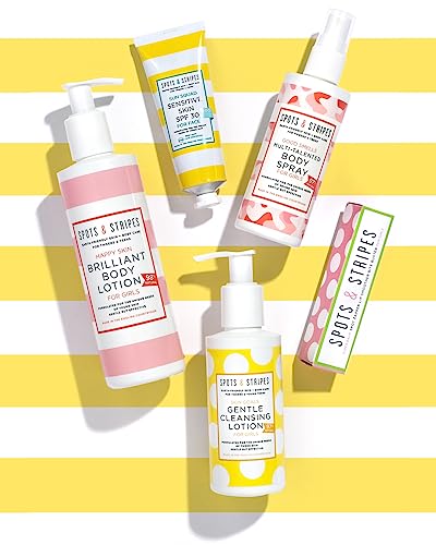 Spots & Stripes - Multi-Talented Body Spray for Girls, 97% Natural, Deodorising Body Mist for Teens, with Neroli, Geranium and Lavender, Alcohol-