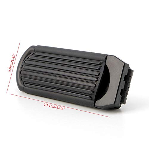 Portable Travel Folding Hair Brush With Mirror Compact Size Comb Outdoor Camping Travel Hair Styling Tools(Blue)