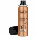 FILORGA UV-BRONZE MIST SPF 50+ 60ML,a comprehensive, anti-ageing treatment to shield against sun damage while enhancing a natural tan.