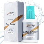 LASHVIEW Lash Bonder for Eyelash Extension,Lash Sealant,Lash Glue Accelerator,Super Bonder Longer Retention,Low Irritation, Water Oil Proof,Incre