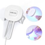 Saviland Mini Nail Lamp - 36W Portable Handheld Mini U V/LED Nail Light for Gel Nails Curing All Soak-Off U V Folding Stand Nail Dryer Easy to Us