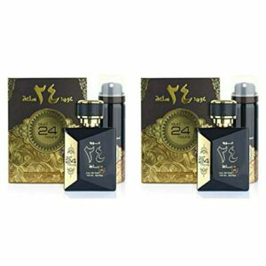 2 PACK Oud 24 hours 100ml Al Zafaran Black Orchid Perfume Spray EDP + free deo