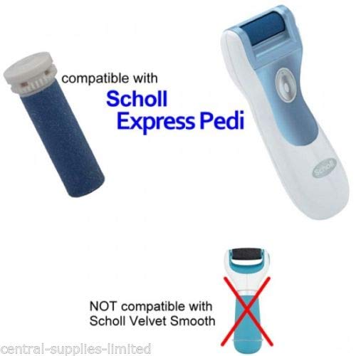 CSL Rollers Compatible with Scholl Express Pedi Extreme Coarse Replacement Roller Refill x 4
