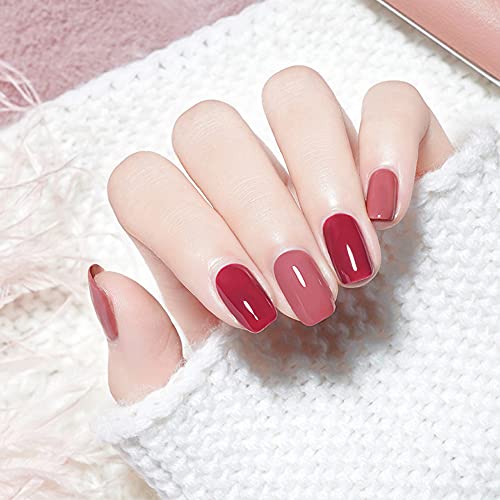 Allenbelle Gel Nail Polish Set- Gel Nail Polish Soak Off Nail Art Manicure Salon DIY at Home 046